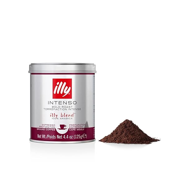 https://b2b.caffelleria.com/Illy Espresso Dark Roast Ground Coffee - 125g(4.4oz)