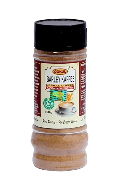 https://b2b.caffelleria.com/Gokul Barley Kaffee Caffeine-Free Herbal Coffee Substitute | 100g (Pack of 1) | Natural Roasted Barley Coffee | Non-Acidic & Gluten-Free | Healthy Coffee Alternative for Daily Wellness