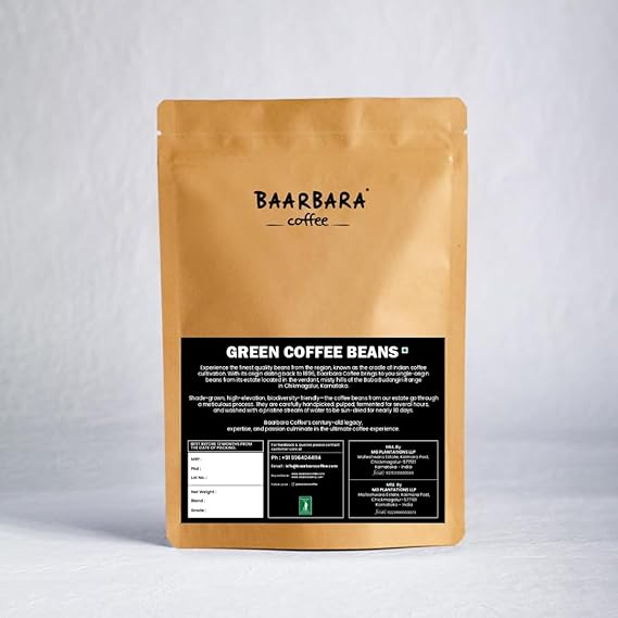 https://b2b.caffelleria.com/Baarbara Coffee |Arabica Washed AAA Green Beans |From Chikmagalur Farms Since 1896 (1 KG)
