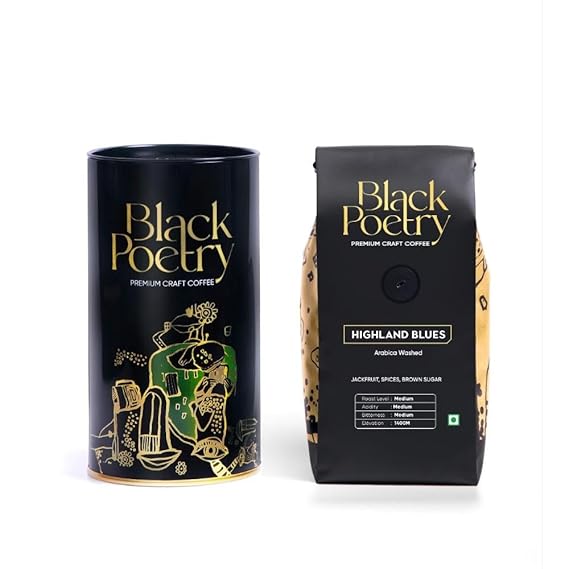 https://b2b.caffelleria.com/BLACK POETRY Arabica Washed Coffee 250g | Whole Roasted Beans | Natural Flavour